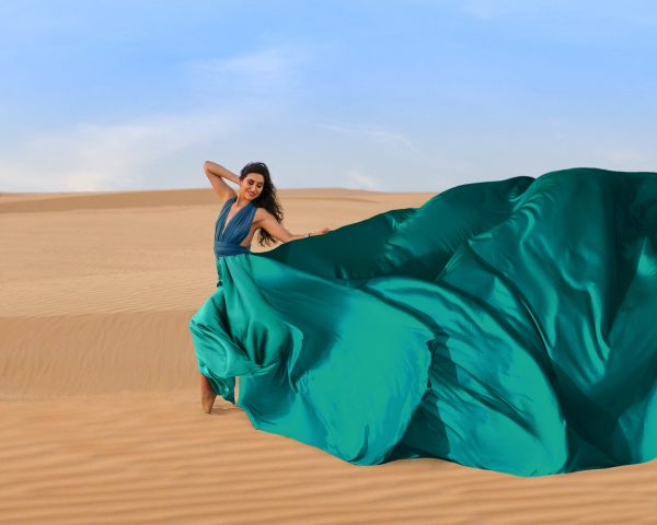 Flying Dresses in the Desert 