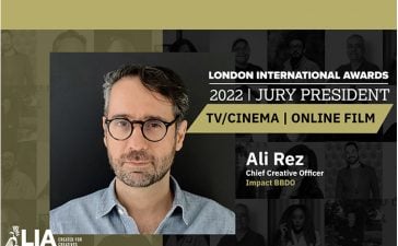 Ali Rez, Impact BBDO MENAP as TV/Cinema and Online Film jury president