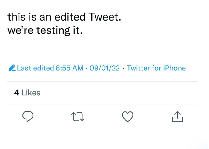 Twitter tests Edit feature - Campaign Middle East