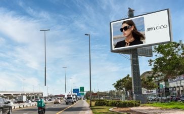 BackLite Media Jimmy Choo DOOH campaign