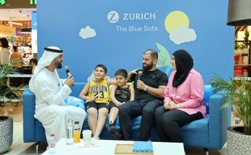 Khalid AlAmeri on Zurich Blue Sofa Campaign