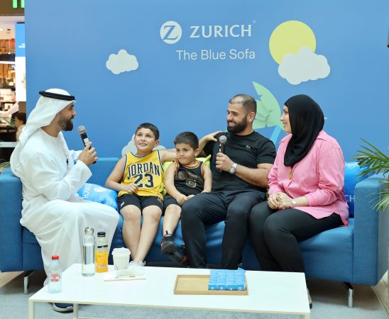 Khalid AlAmeri on Zurich Blue Sofa Campaign