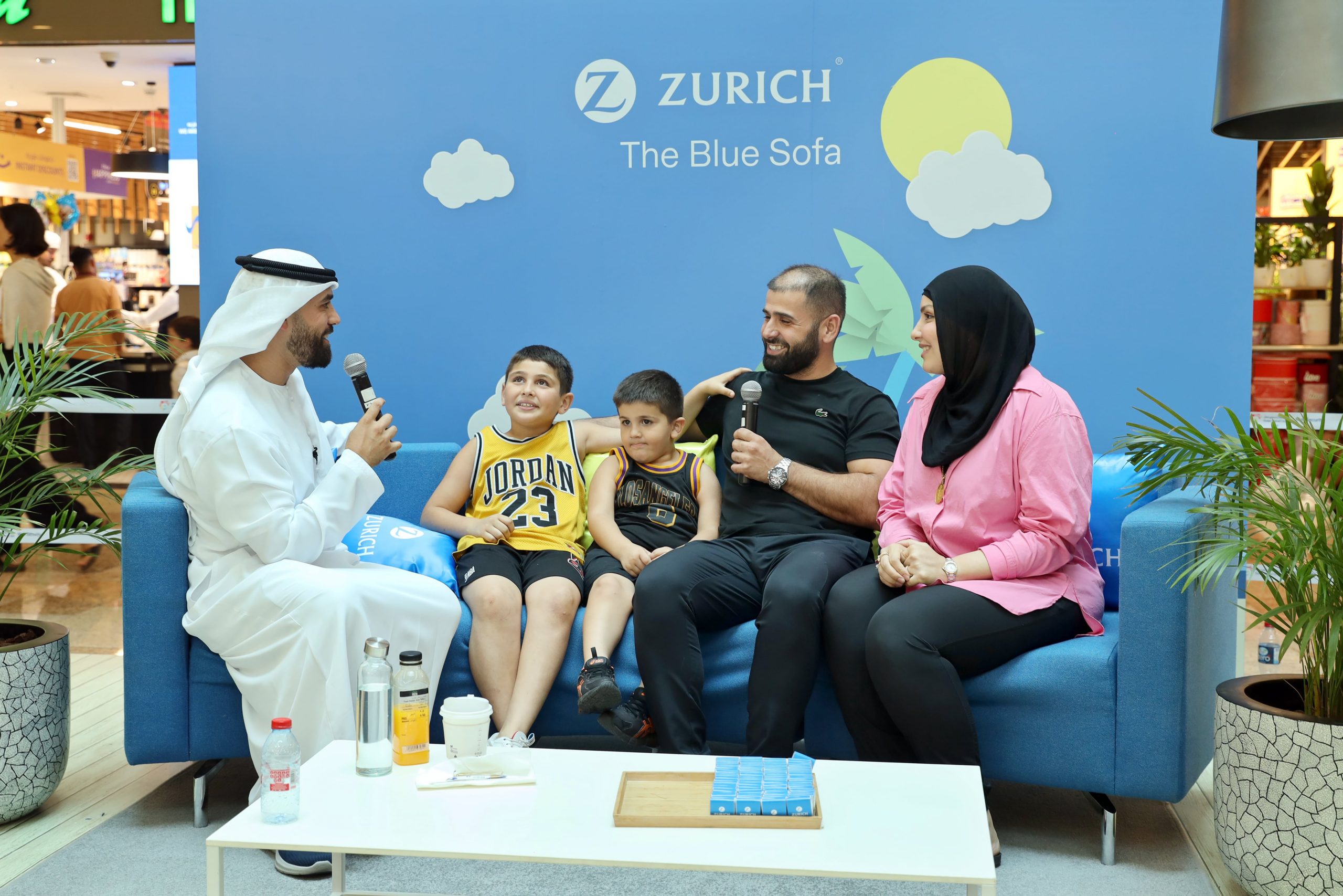 Khalid AlAmeri on Zurich Blue Sofa Campaign