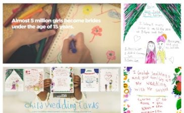 Impact BBDO Child Wedding Cards