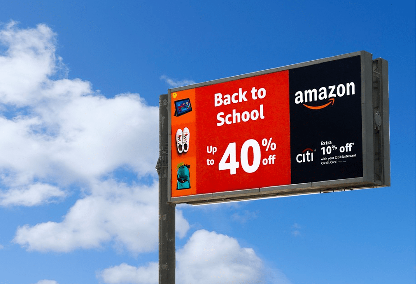 Amazon billboard