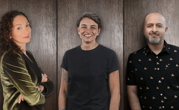 From left, Tanya Dernaika, Managing Director of Strategy Creative at Fraser; Account Director, Mia Moussa; and Managing Director Pablo Maldonado