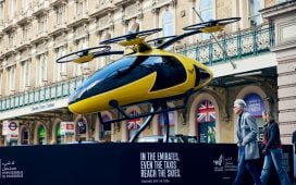 Flying Taxi Bring Your Impossible UAE campaign London