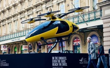 Flying Taxi Bring Your Impossible UAE campaign London