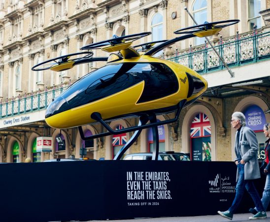 Flying Taxi Bring Your Impossible UAE campaign London