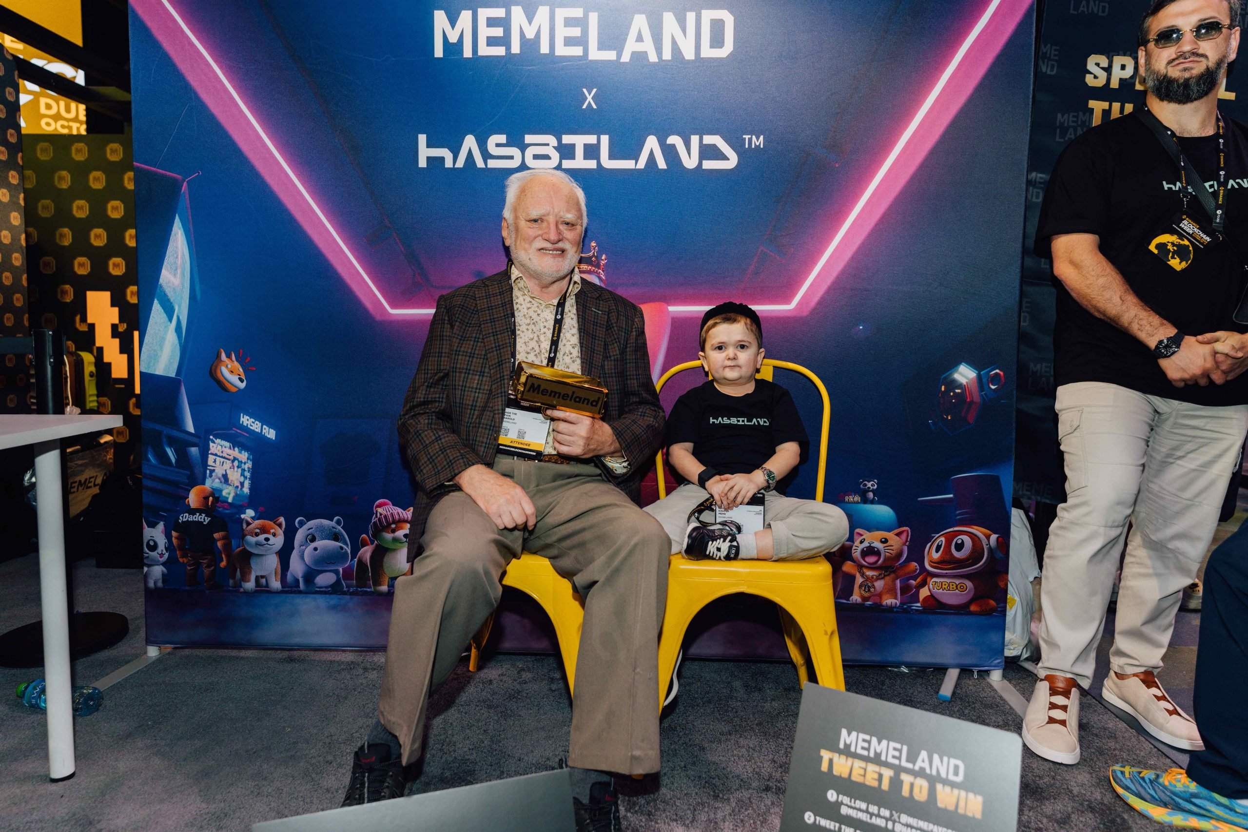 Memeland at Binance Blockchain Week Dubai 2024