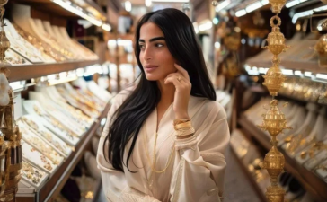 Lamya Abdullah, the first virtual artificial intelligence-generated influencer in Saudi Arabia.