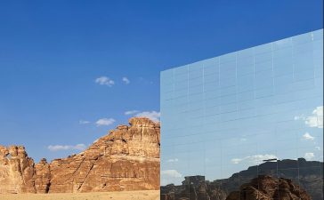 The Maraya concert hall, which is the world's largest mirrored building, in AlUla, Saudi Arabia, represents the Kingdom's creative expression as well as its love for arts and culture.