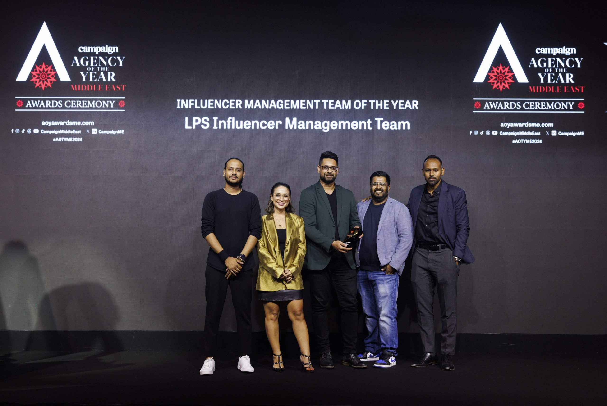 The LPS Influencer Management Team took home the Influencer Management Team of the Year award.