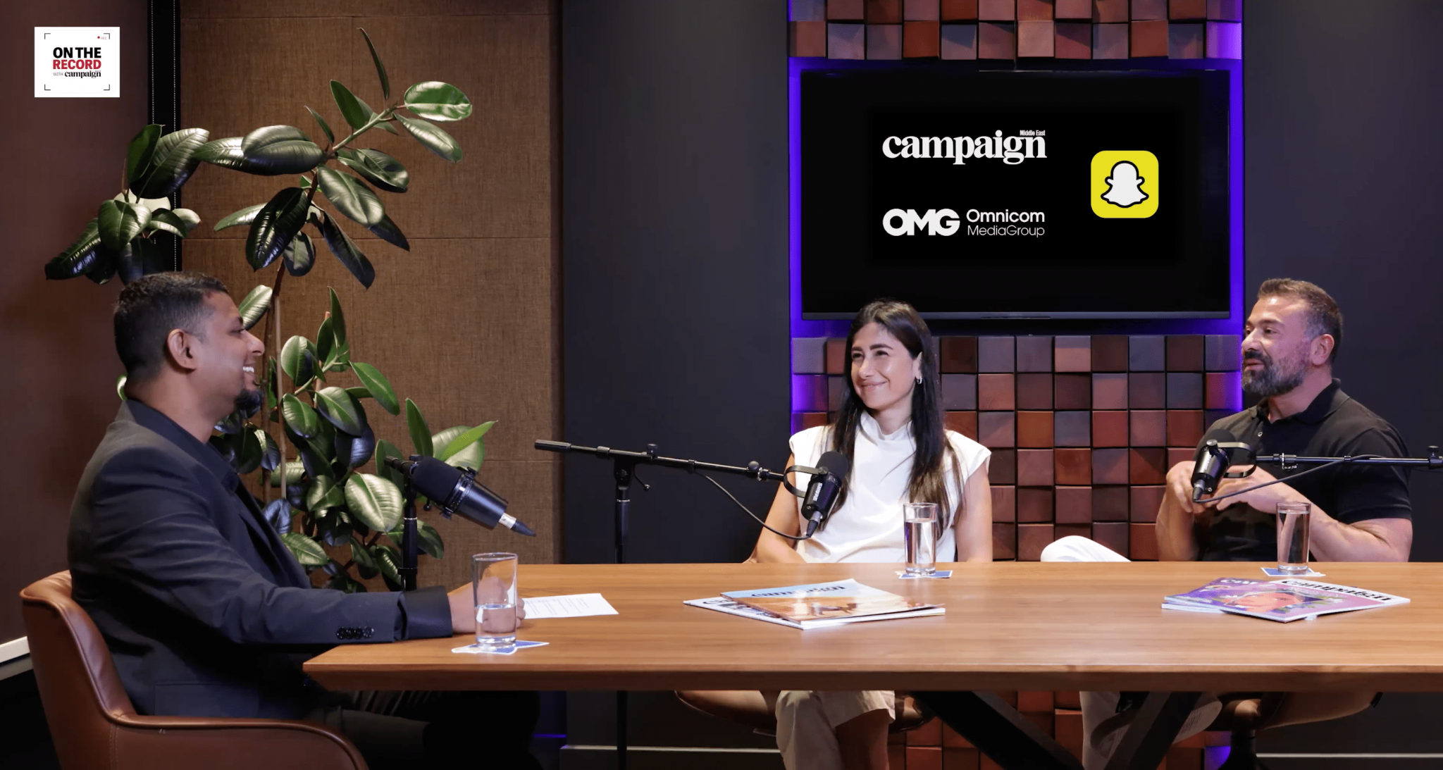 rom right, Chris Solomi, Chief Digital Officer at OMG; Youmna Borghol, Head of Marketing Science at Snap; and Anup Oommen, Editor, Campaign Middle East