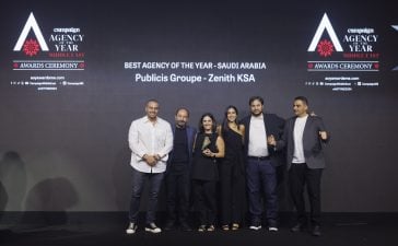 Publicis Groupe – Zenith KSA was awarded the Best Agency of the Year – Saudi Arabia by award sponsor Hicham Fakhoury, Content Solutions Lead at MBC Media Solutions.