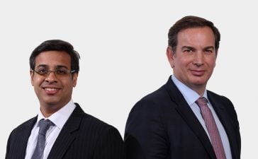 From left, Rohit Mathew, Publicis Sapient’s Head of Financial Services, MENA and International Banking, and Oliver Reppel, Publicis Sapient’s Head of Financial Services, MENA and International Banking.