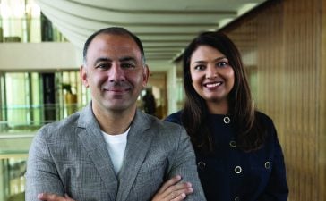 Think Human, Ahmed Sherbini, Chief Executive Officer, and Nisha Dembla, Chief Creative Officer.