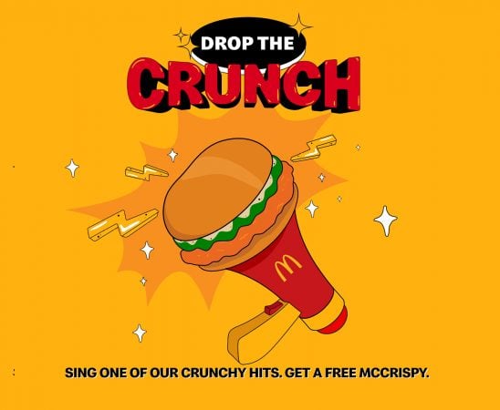 McDonald's UAE Drop the Crunch campaign