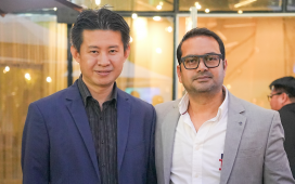 Andy NG, Managing Director, APAC at Yoyi Tech (L) and Ashish Gupta, CEO and Founder of The GenX Media.