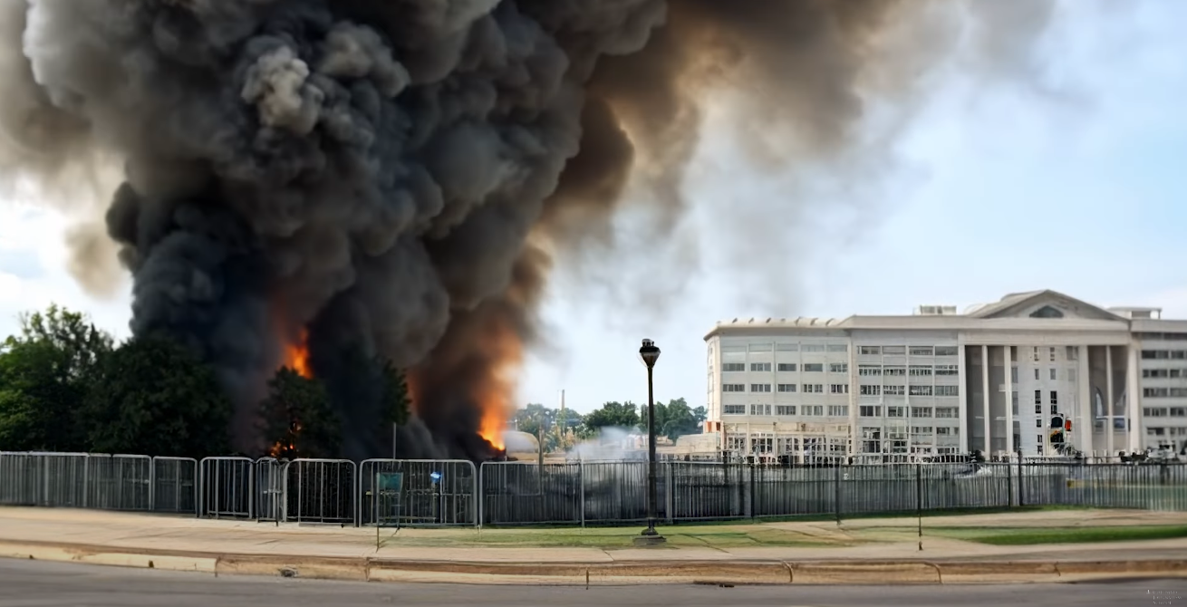 This image is not real. It is generated. It received more than 2 million views online. Credit: @CBKNews121 on X, an account which is now suspended. AI fake news