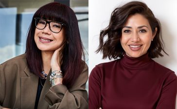 From left, Frances Bonifacio, Head of Strategy & Director of HR at Serviceplan Arabia; and Sara Eid, Regional Creative Director. 