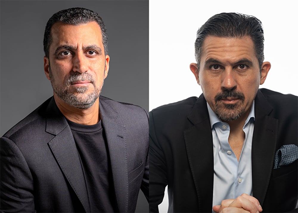 From left, Tariq Al Sharabi, Managing Director of Cicero & Bernay, and Ahmad Itani, CEO and Founder of C&B.