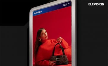 Elevision elevator screens