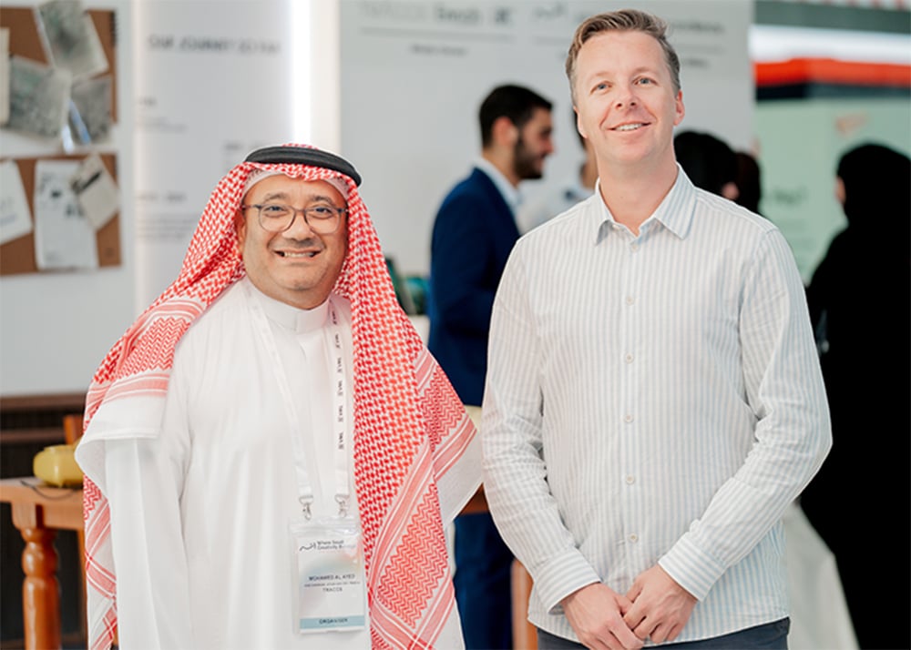 Mohamed Al Ayed, CEO - TRACCS and Arne Mosselman, CEO - Ainigma