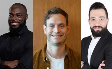 Patrick Oppong, Associate Trading Director, MENA; Chris Gregory-Pasha, Senior Director Business Development, MENA; and Mansour Salame, Senior Director, Business Development, The Trade Desk.