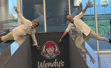From left, Hubert Boulos and Ramsey Naja, heads of independent agency Das Kapital at Wendy's