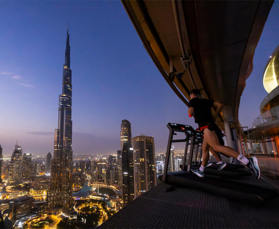 PUMA took its campaign, The Runner’s High, to thrilling new heights with a sunrise stunt that’s 219 meters above the ground.