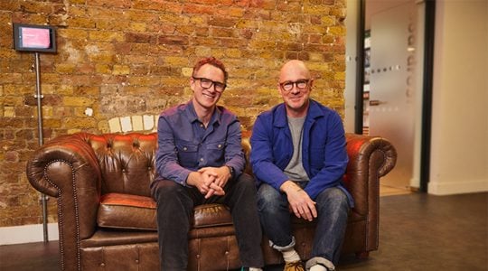 From left, Jim Coleman, EMEA CEO, and Toby Southgate, Global Group CEO, We Are Social.