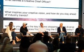 “I think a CCO is more on a level where one is spending a lot of time strategising,” said SRMG LABS Chief Creative Officer Fadi Mroue (second from the right). on creativity