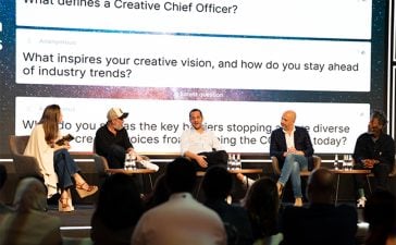 “I think a CCO is more on a level where one is spending a lot of time strategising,” said SRMG LABS Chief Creative Officer Fadi Mroue (second from the right). on creativity