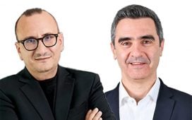 From left, Bassel Kakish, CEO, Publicis Groupe Middle East & Turkey; and Tarek Daouk, CEO, dentsu MENAT.