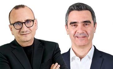 From left, Bassel Kakish, CEO, Publicis Groupe Middle East & Turkey; and Tarek Daouk, CEO, dentsu MENAT.