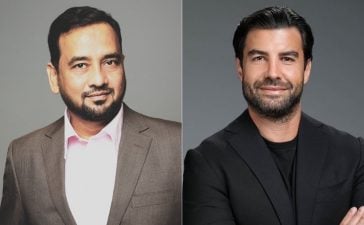 Taha Kazmi, CEO of Total Media Ventures (R), paretn company of Smartifai, and Imad Jomaa, Founder and President of JGroup.