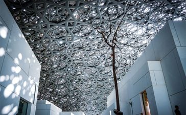The interior of Louvre Abu Dhabi, where The Majlis of Possible will be held.