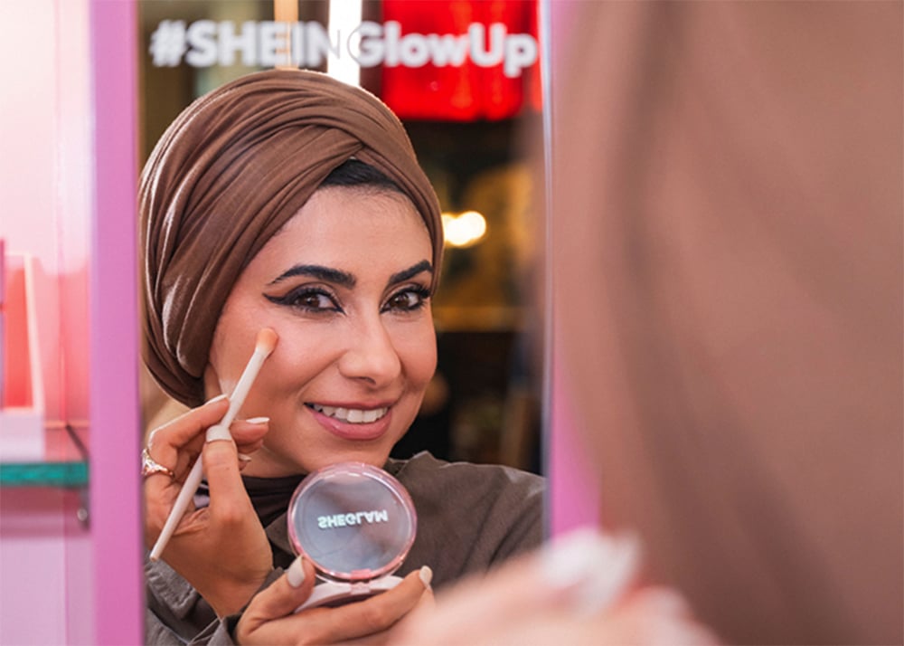 SHEIN Beauty Glow Up campaign