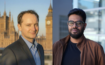 From left, Jason Day, Head of EMEA, and Amit Jain, Co-founder and CEO, Luma