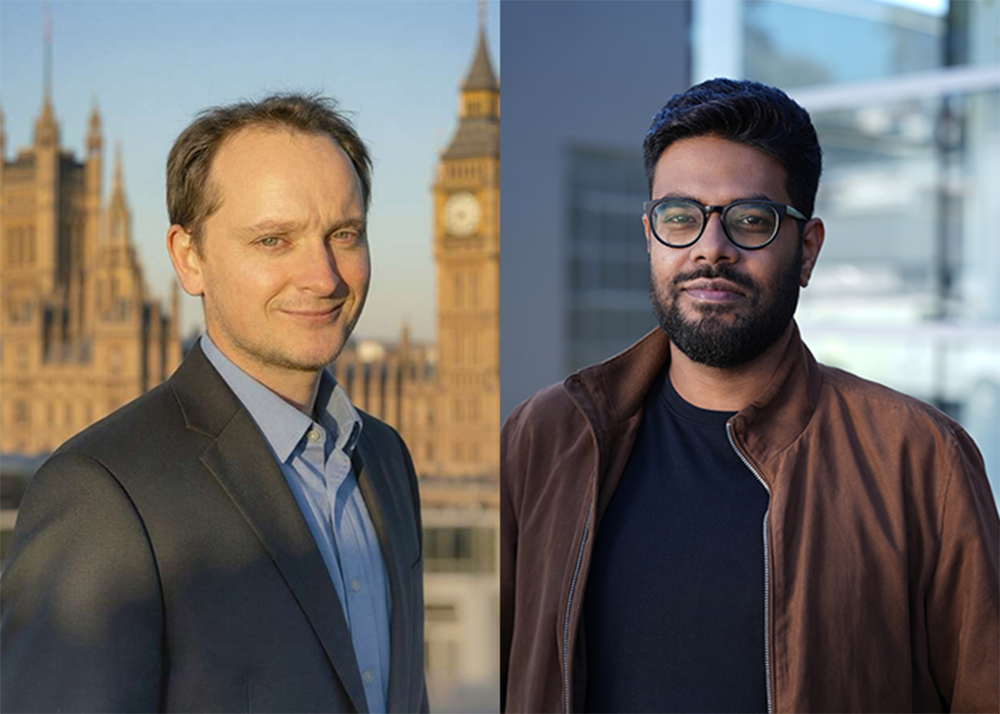 From left, Jason Day, Head of EMEA, and Amit Jain, Co-founder and CEO, Luma