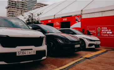 Kia Middle East and Africa has announced its participation in the FIFA World Cup Trophy Tour by Coca-Cola, supporting the global initiative through premium vehicle support across Saudi Arabia, Côte d'Ivoire, and Morocco.