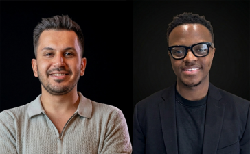From left, Enes Gulacti, Digital Manager, and Jon-Pierre Emmanuel, Media Planner, Fusion5