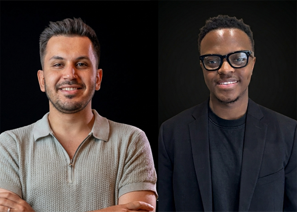 From left, Enes Gulacti, Digital Manager, and Jon-Pierre Emmanuel, Media Planner, Fusion5