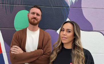 From left, Joe Lipscombe, Partner, The Romans MENA, and Sophia Boudjemaa, Managing Director, The Romans