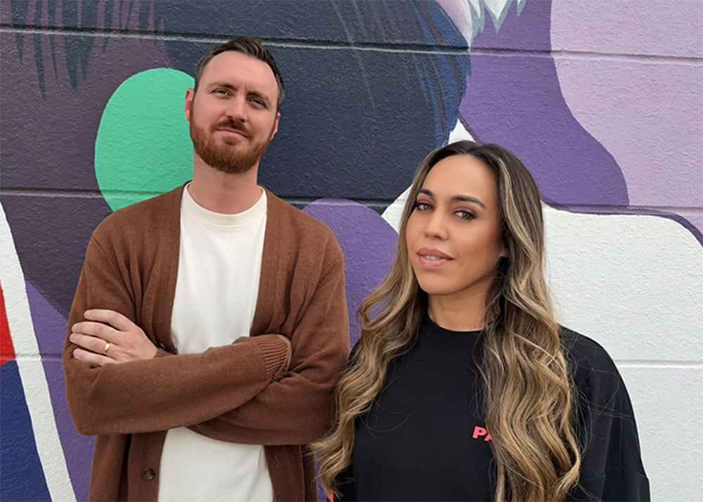 From left, Joe Lipscombe, Partner, The Romans MENA, and Sophia Boudjemaa, Managing Director, The Romans