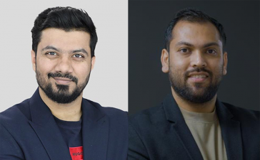 From left, Salman Plasterwala, Performance Lead, and Jayesh Jain, SEO Lead, Créo Global