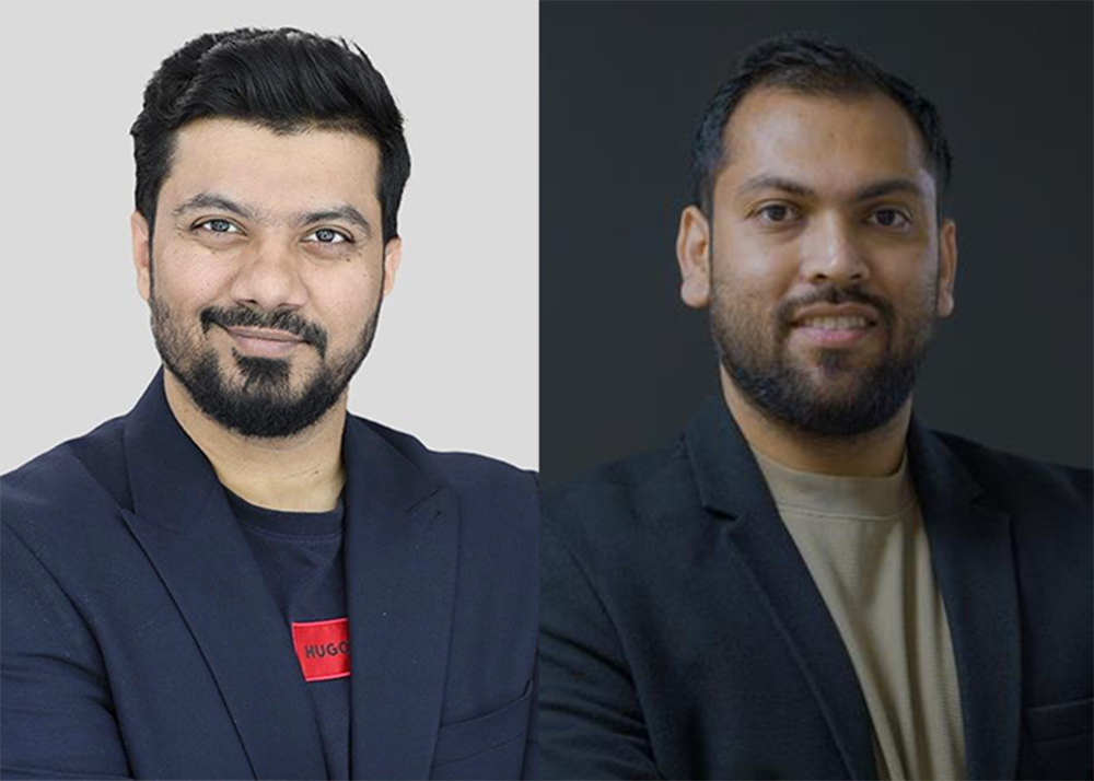 From left, Salman Plasterwala, Performance Lead, and Jayesh Jain, SEO Lead, Créo Global