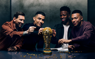 LEGO Ronaldo, Messi, Mbappe, Vini Jr. FIFA World Cup 2026