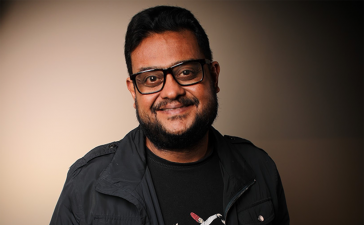 Shantesh S. Row,  Executive Creative Director, Liwa Content.Driven on creativity
